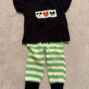 Kids Embroidered Halloween Outfit